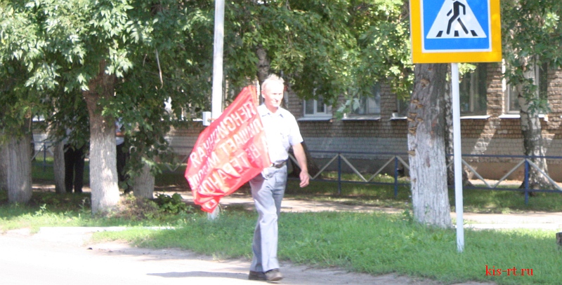 Пикет КПРФ против пенсионной реформы в Ртищево 28.07.2018_27